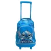 Disney Lilo és Stitch, A csillagkutya Smile prémium gurulós iskolatáska, táska 44 cm