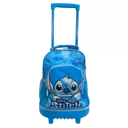 Disney Lilo és Stitch, A csillagkutya Smile prémium gurulós iskolatáska, táska 44 cm