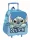 Disney Lilo és Stitch, A csillagkutya Smile gurulós ovis 3D hátizsák, táska 32 cm