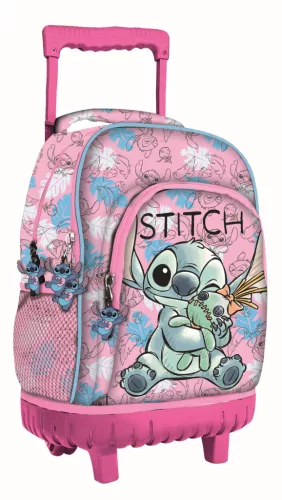 Disney Lilo és Stitch, A csillagkutya Doll prémium gurulós iskolatáska, táska 44 cm