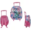 Disney Lilo és Stitch, A csillagkutya Doll gurulós ovis 3D hátizsák, táska 32 cm