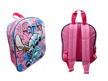 Disney Lilo és Stitch, A csillagkutya Doll 3D hátizsák, táska 30 cm