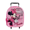 Disney Minnie Paris gurulós ovis 3D hátizsák, táska 32 cm