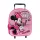 Disney Minnie Paris gurulós ovis 3D hátizsák, táska 32 cm