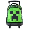 Minecraft Face prémium gurulós iskolatáska, táska 44 cm