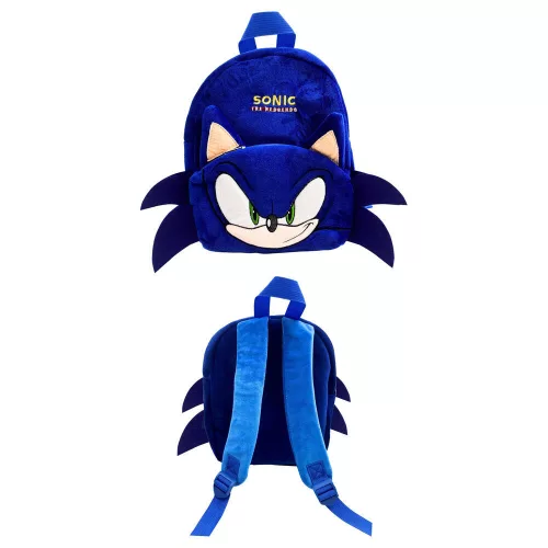 Sonic a sündisznó Blur 3D plüss hátizsák, táska 30 cm