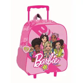 Barbie Dream Squad gurulós ovis 3D hátizsák, táska 32 cm