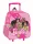 Barbie Dream Squad gurulós ovis 3D hátizsák, táska 32 cm