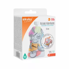 Akuku Fütterungs- und Trinkbeutel, 5 Stück, 150 ml