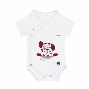   J Bimbi kombidressz koraszülött biopamut 44-62 cm My Hero 4 Season Dog 10745