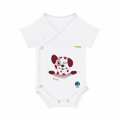 J Bimbi kombidressz koraszülött biopamut 44-62 cm My Hero 4 Season Dog 10745