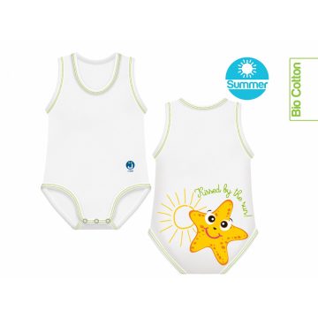   J Bimbi kombidressz 0-36 hó biopamut Summer Sealife Starfish 10866
