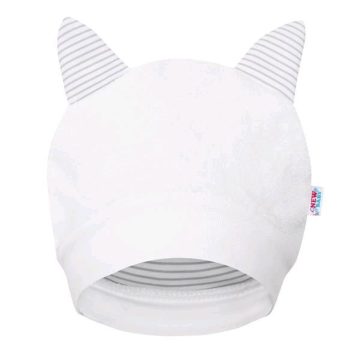   Luxus baba téli sapka fülekkel New Baby Snowy collection 62 (3-6 h)