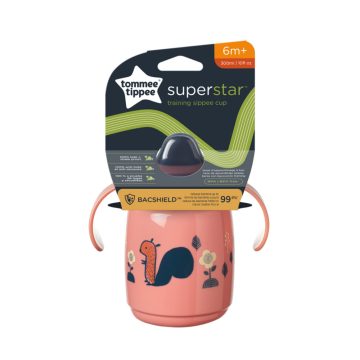   Tommee Tippee itatópohár - Superstar Training Sippee Cup csõrös 300ml 6hó rózsaszín