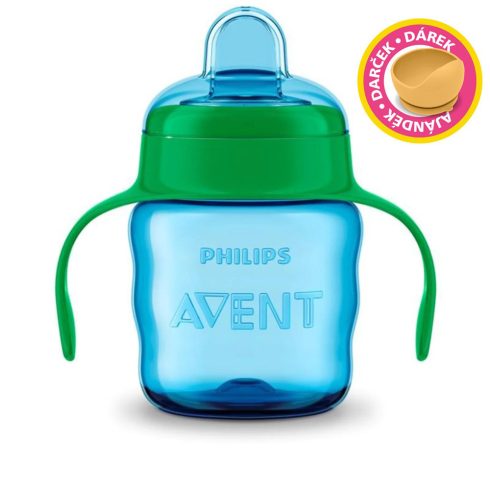 Philips AVENT itatópohár Classic 200ml fiús - most Petite and Mars szilikon tálkával