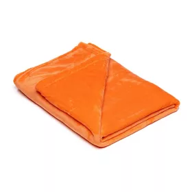   Stella Kuscheldecke, Plüsch, bestickt, 70 x 90 cm, orangefarbene Ente