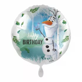   Fóliový balón Disney Ľadové kráľovstvo Olaf Happy Birthday 43 cm
