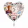 Fóliový balón Disney Ľadové kráľovstvo s kvetinovým motívom k narodeninám 43 cm