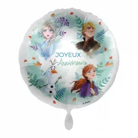   Fóliový balón Disney Ľadové kráľovstvo - Narodeninový 43 cm