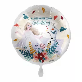   Fóliový balónik Disney Frozen Elsa, Olaf Alles Gute zum Geburtstag 43 cm