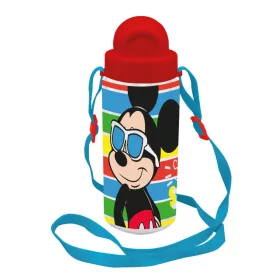   Plastová fľaša so slamkou Disney Mickey Sun s vešiakom 500 ml