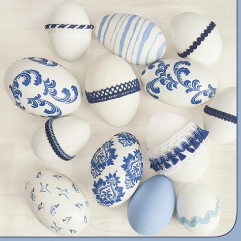 Húsvét Blue Style szalvéta 20 db-os 33x33 cm