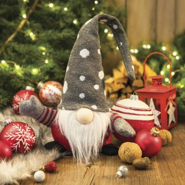 Karácsony Nordic Gnome szalvéta 20 db-os 33x33 cm