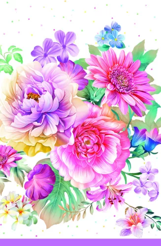 Papiertischdecke für Blumenarrangements, 120 x 180 cm