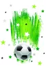Papierový obrus Futbal s hviezdičkami 120x180 cm