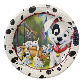 Disney 101 Welpen-Spielset aus Papptellern, 8 Stück, 23 cm
