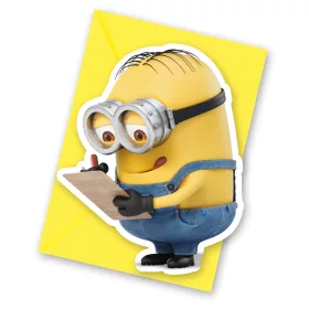   Minions – Auf der Suche nach dem perfekten Gru: Party-Einladungen (6 Stück)