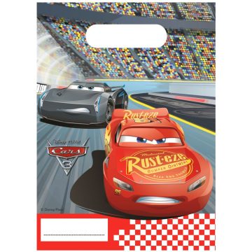   Disney Verdák Arena Race ajándéktasak, ajándékzacskó 6 db-os