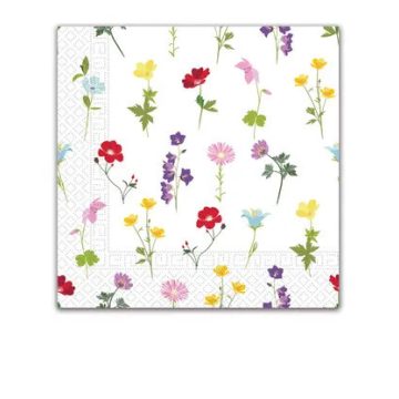 Virág Flowers Field szalvéta 20 db-os, 33x33 cm FSC