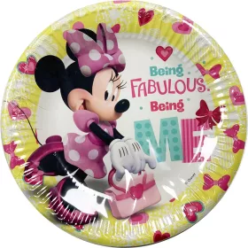 Disney Minnie Happy Helpers Pappteller, 8 Stück, 20 cm
