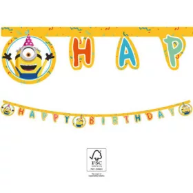   Minions – Aufstieg von Gru – Alles Gute zum Geburtstag Schild FSC 2 m
