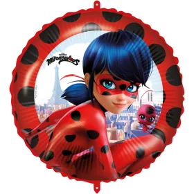 Fóliový balón Lienka a čierny kocúr Hrdina 46 cm