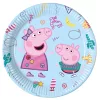 Papierový tanier Peppa Pig Messy Play 8 kusov 23 cm FSC