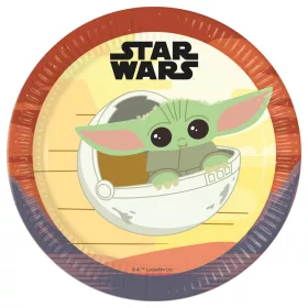 Star Wars The Mandalorian Pappteller, 8 Stück, 23 cm, FSC