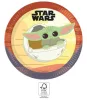 Star Wars The Mandalorian Pappteller, 8 Stück, 23 cm, FSC