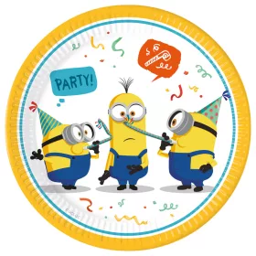   Minions – Aufstieg von Gru, Pappteller, 8 Stück, 23 cm, FSC-zertifiziert