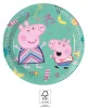 Peppa Pig Bastelset aus Papptellern, 8 Stück, 20 cm, FSC-zertifiziert
