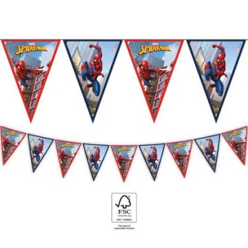 Pókember Crime Fighter zászlófüzér FSC 2,3 m