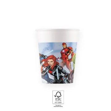   Bosszúállók Infinity Stones papír pohár 8 db-os 200 ml FSC