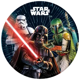  Star Wars Galaxy Pappteller, 8 Stück, 23 cm, FSC-zertifiziert