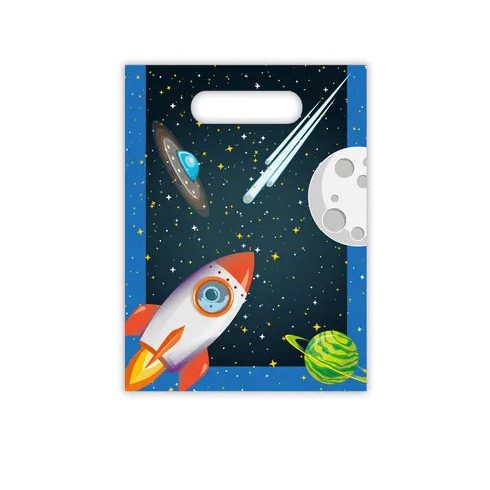Űr Rocket Space ajándéktasak, ajándékzacskó 6 db-os