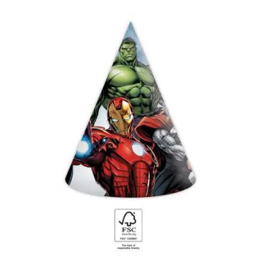   Bosszúállók Infinity Stones parti kalap, csákó 6 db-os FSC
