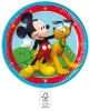Disney Mickey „Rock the House“ Pappteller, 8 Stück, 20 cm, FSC-zertifiziert