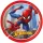 Papierové taniere Spiderman Crime Fighter 8 ks 20 cm FSC