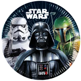   Star Wars Galaxy Pappteller, 8 Stück, 20 cm, FSC-zertifiziert