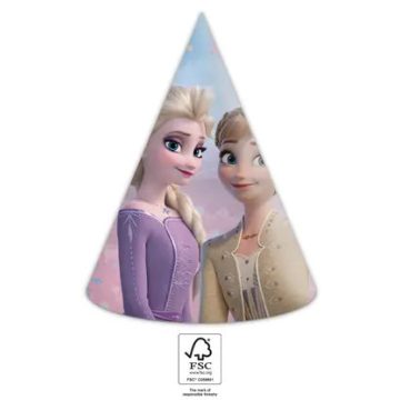 Disney Jégvarázs Wind parti kalap, csákó 6 db-os FSC